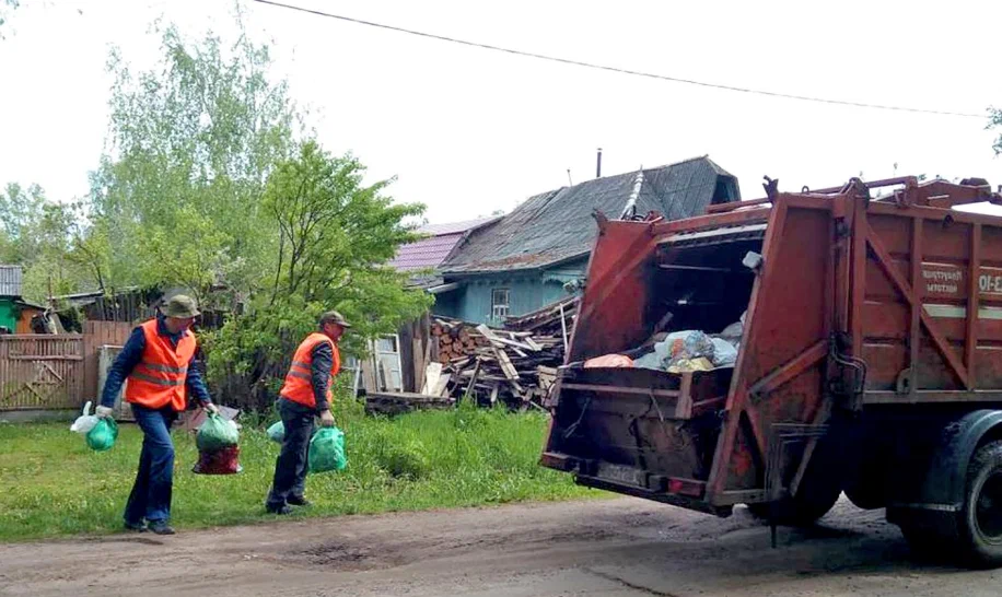 Вывоз мусора из частного дома в Каменске-Уральском в октябре